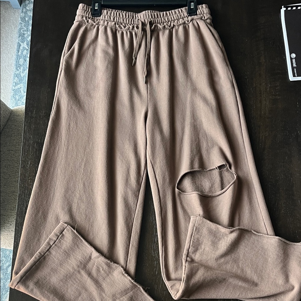 Wide-leg Sweatpants